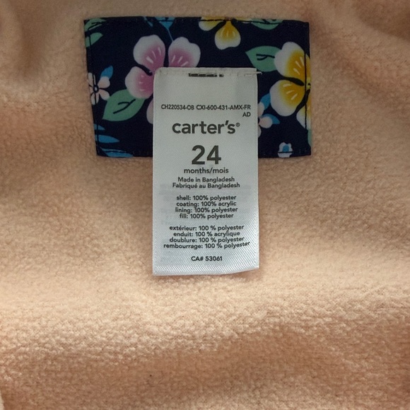 Floral Kids Jacket with Unicorn Print - Picture 5 of 6